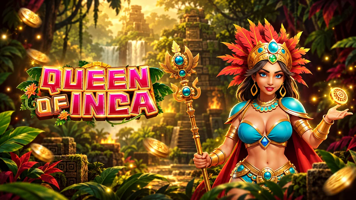 Portada de Queen of Inca de FC / FA CHAI con una reina y elementos de un templo inca.